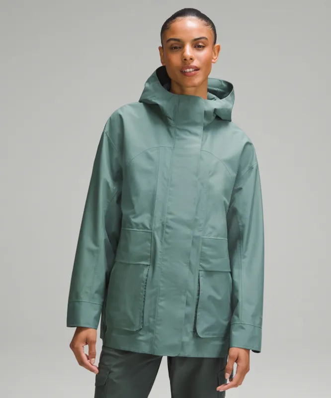 Oversized Hooded Rain Jacket sold by Lululemon