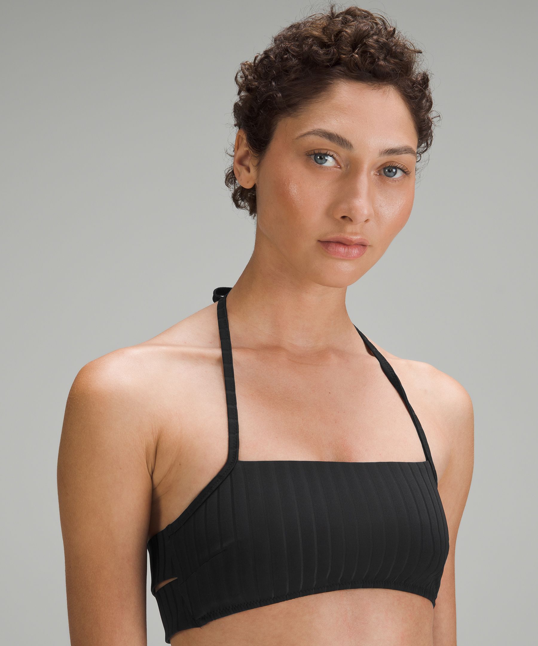 Ribbed Halter Cross-Back Swim Top*A/B Cups sold by Lululemon product image thumbnail 4