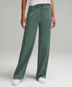 Ribbed Softstreme Mid-Rise Pant 32.5" sold by Lululemon
