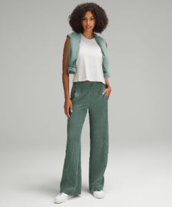 Ribbed Softstreme Mid-Rise Pant 32.5" sold by Lululemon