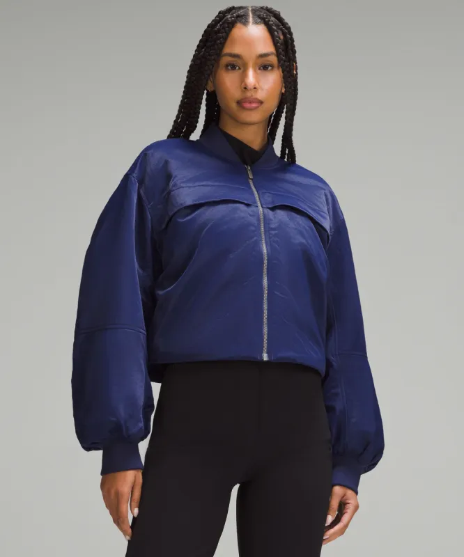 Insulated Ruched Bomber Jacket sold by Lululemon