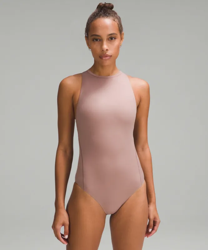 Wundermost Ultra-Soft Nulu High-Neck Sleeveless Bodysuit sold by Lululemon