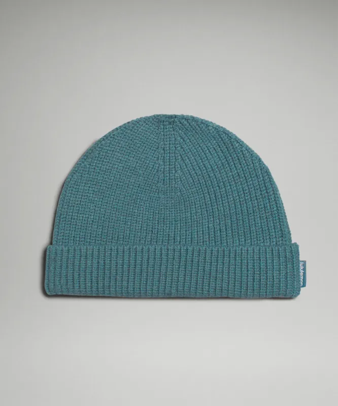 Close-Fit Wool-Blend Ribbed Knit Beanie sold by Lululemon