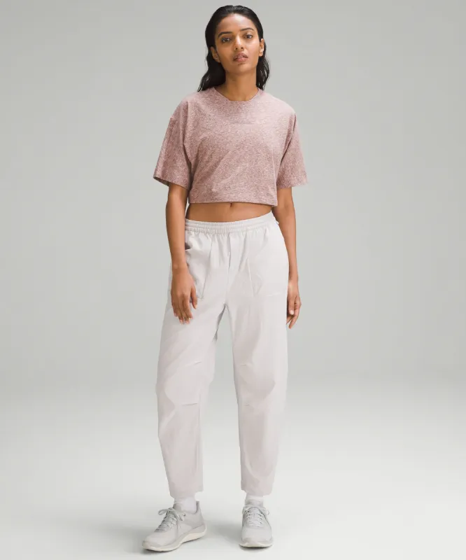 lululemon lab Cotton-Blend Cropped T-Shirt *Graphic sold by Lululemon