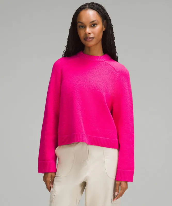 Brushed Cotton Merino Blend Crewneck sold by Lululemon