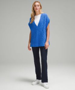 Cable-Knit Relaxed-Fit Sweater Vest sold by Lululemon