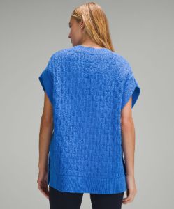 Cable-Knit Relaxed-Fit Sweater Vest sold by Lululemon