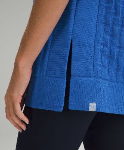 Cable-Knit Relaxed-Fit Sweater Vest sold by Lululemon