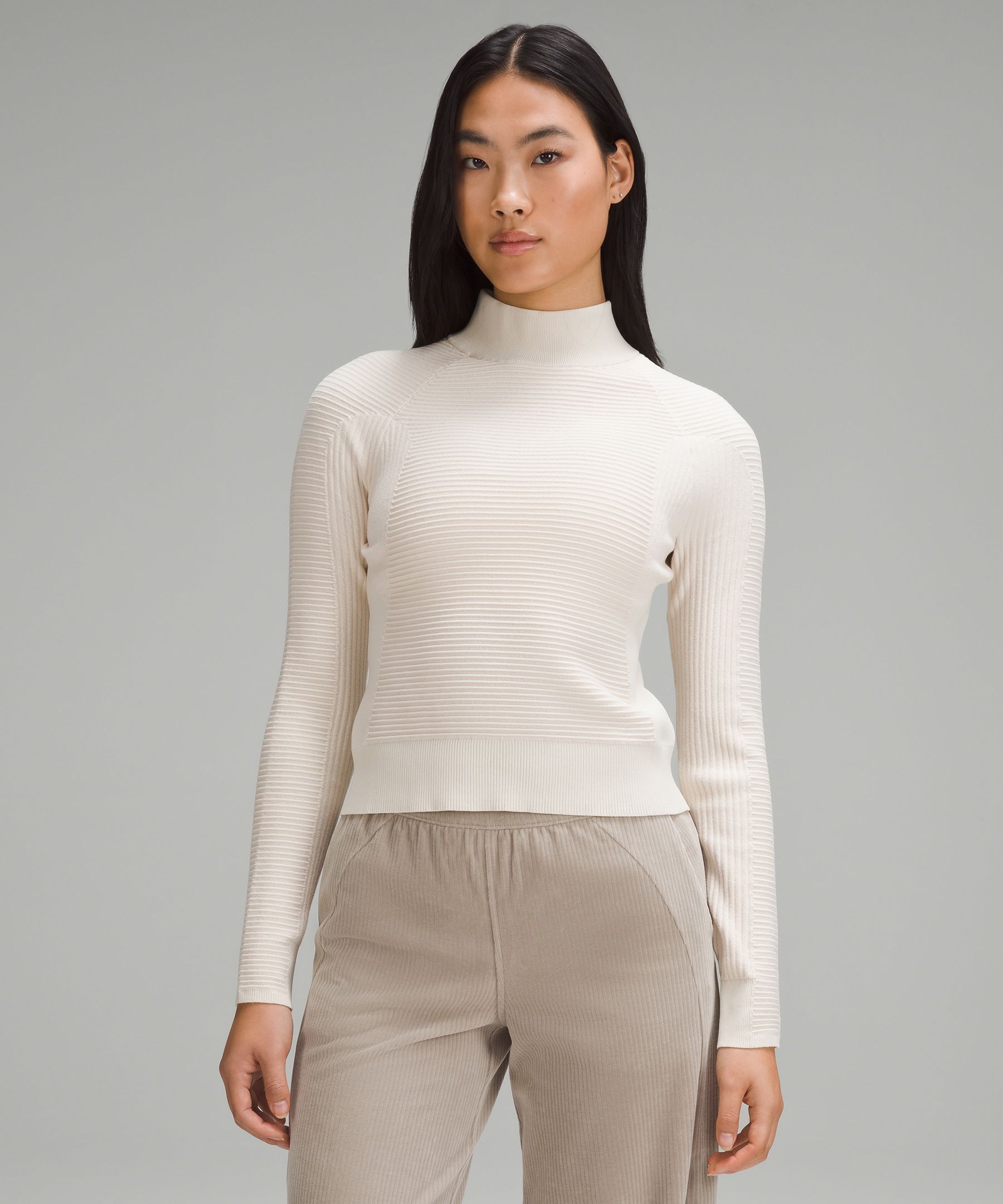 Mixed Rib-Knit Crewneck sold by Lululemon