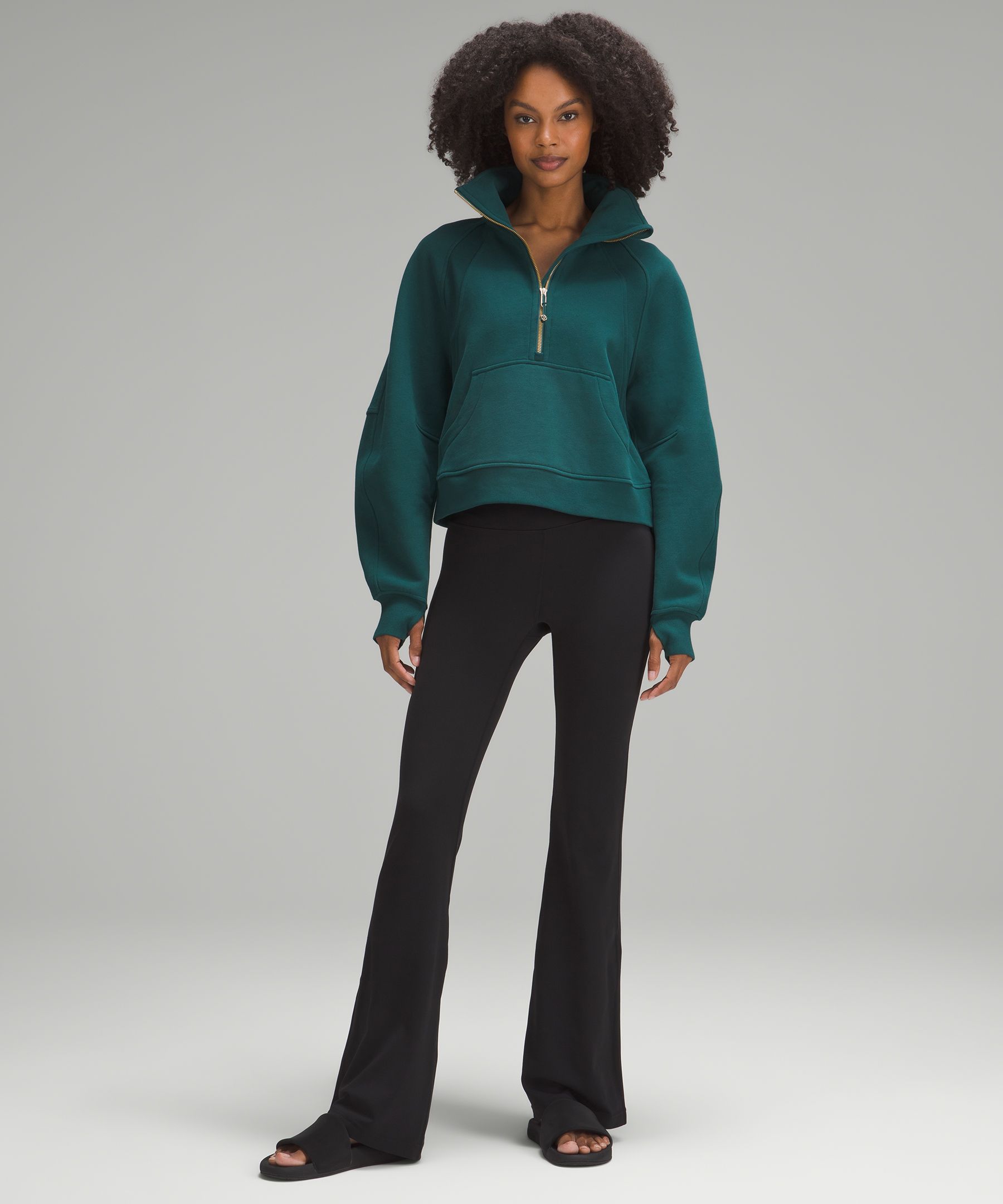 Scuba Oversized Funnel Neck Half Zip *Gold Zip sold by Lululemon product image thumbnail 2