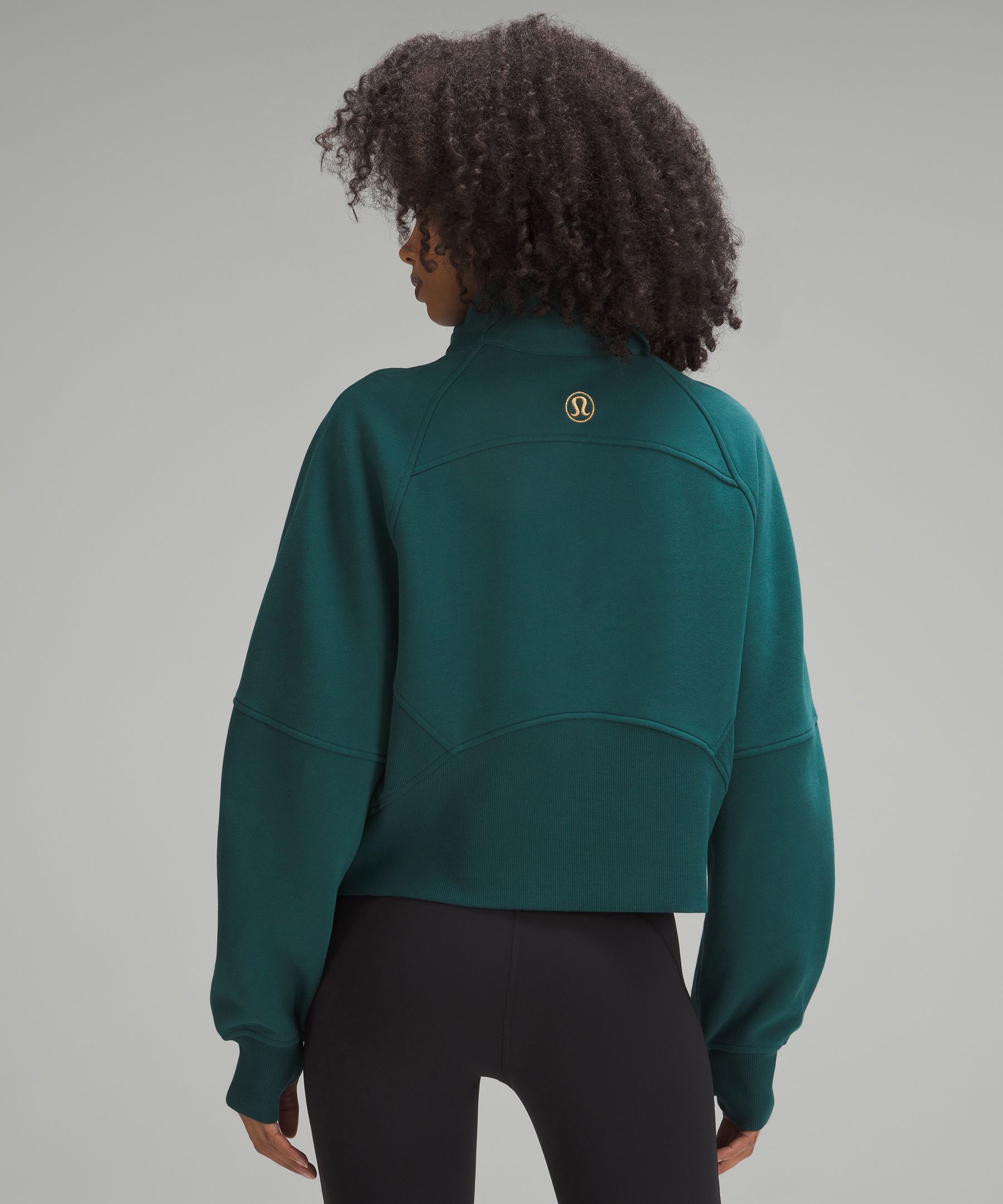 Scuba Oversized Funnel Neck Half Zip *Gold Zip sold by Lululemon product image thumbnail 3