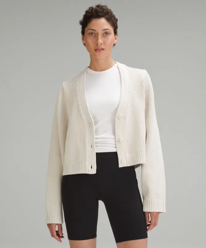 Cotton-Blend Cardigan sold by Lululemon