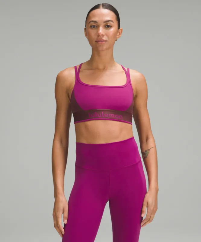Logo Train Strappy Bra *Light Support, B/C Cup sold by Lululemon
