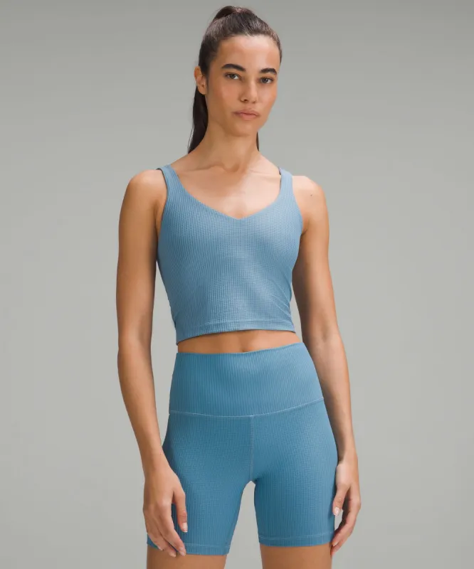 Scoop Neck Yoga Tank Top *Grid Texture sold by Lululemon