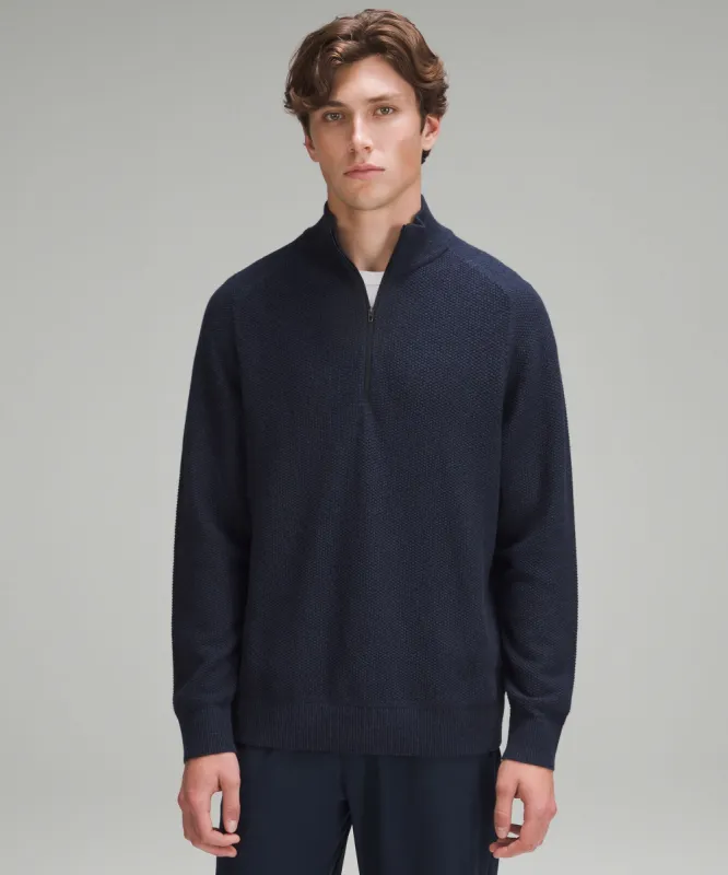 Textured Knit Half-Zip Sweater sold by Lululemon