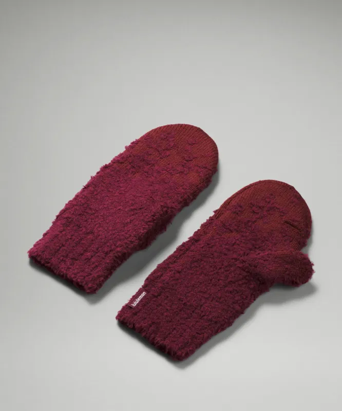 Women's Ombre Knit Textured Mittens sold by Lululemon