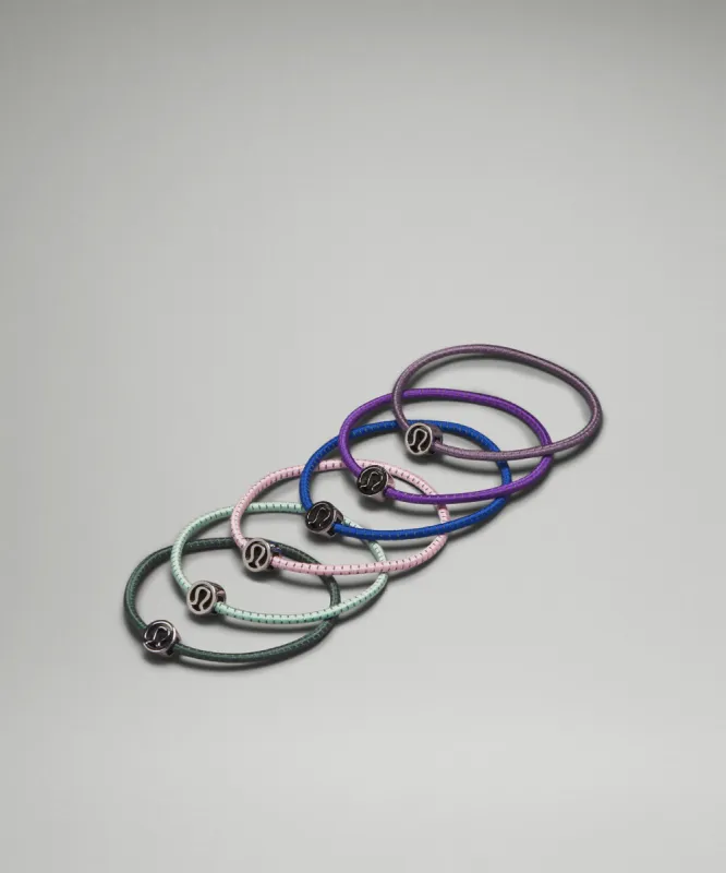 Glow On Hair Ties *6 Pack sold by Lululemon