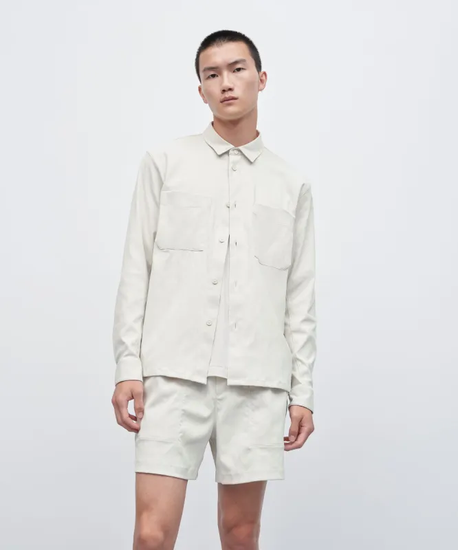 Relaxed-Fit Long Sleeve Button-Up Shirt sold by Lululemon