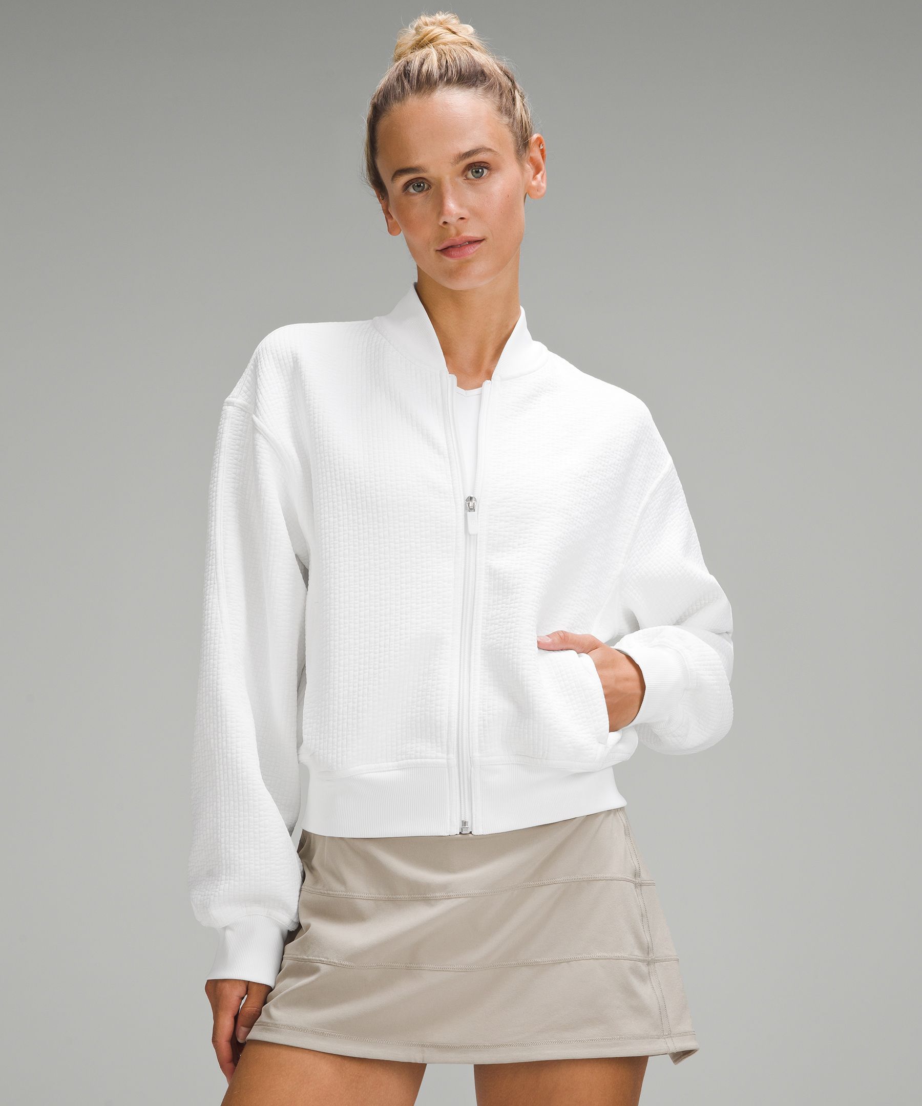 Textured Zip-Front Track Jacket sold by Lululemon