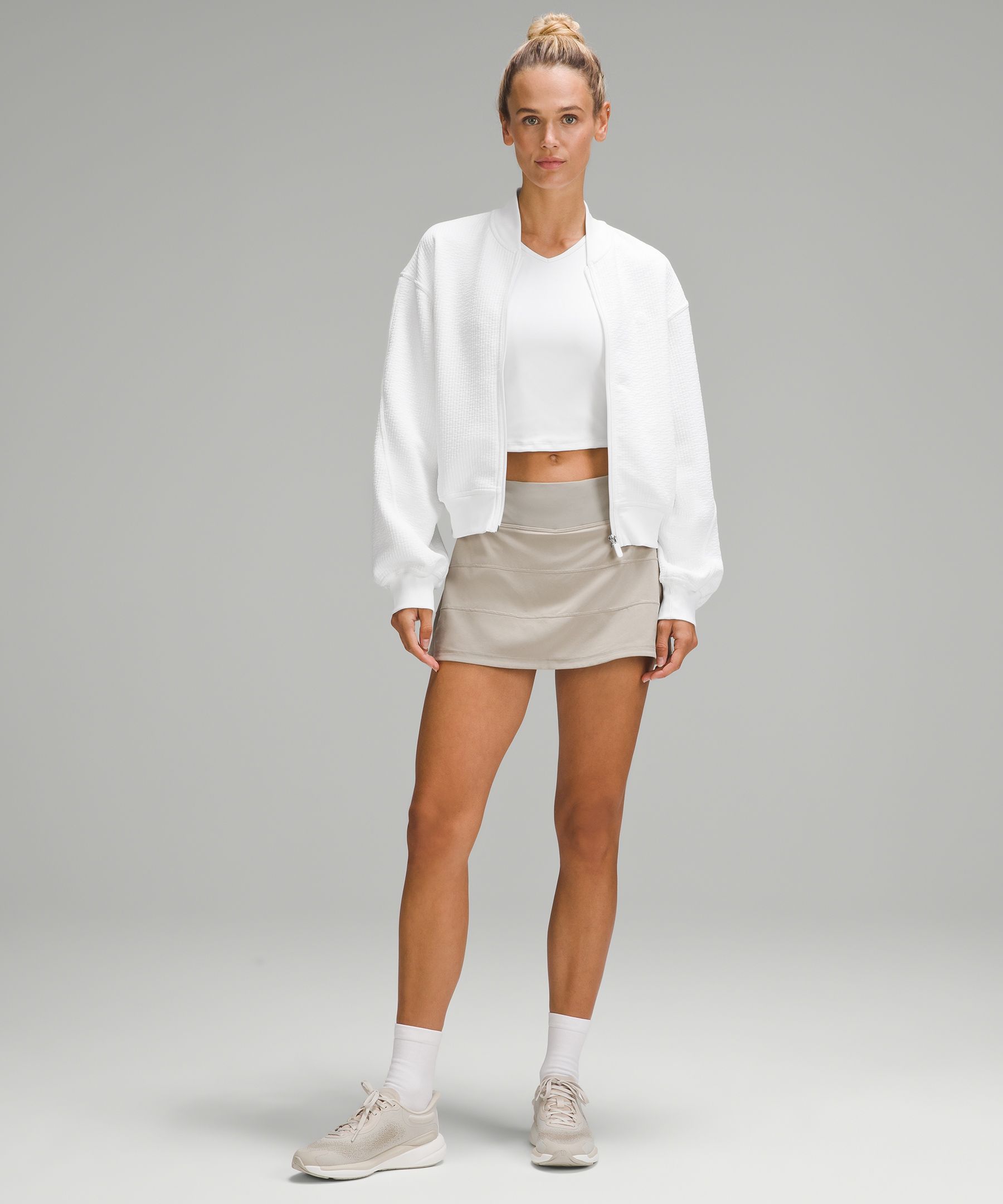 Textured Zip-Front Track Jacket sold by Lululemon product image thumbnail 2