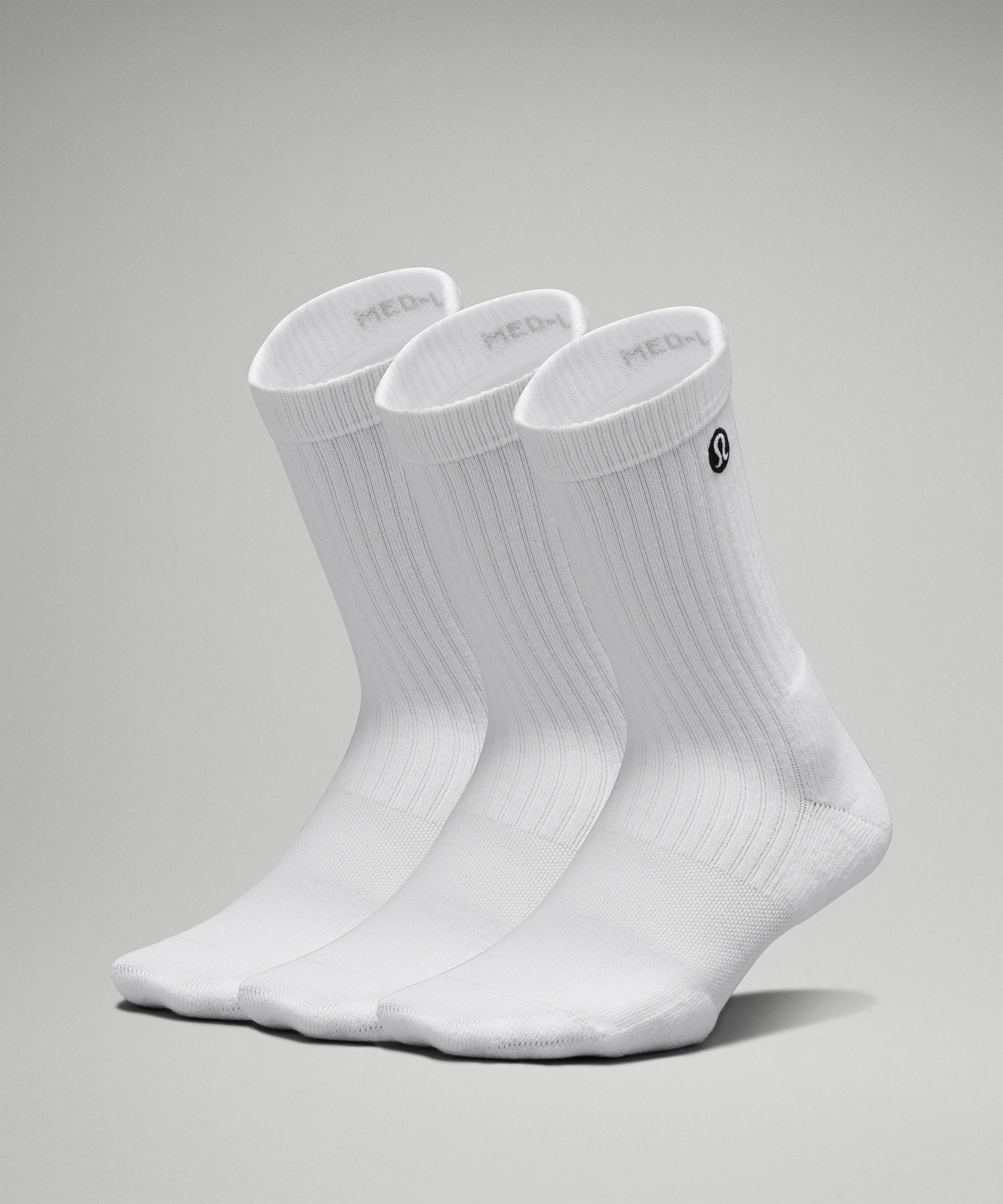 Women's Daily Stride Ribbed Comfort Crew Socks *3 Pack sold by Lululemon