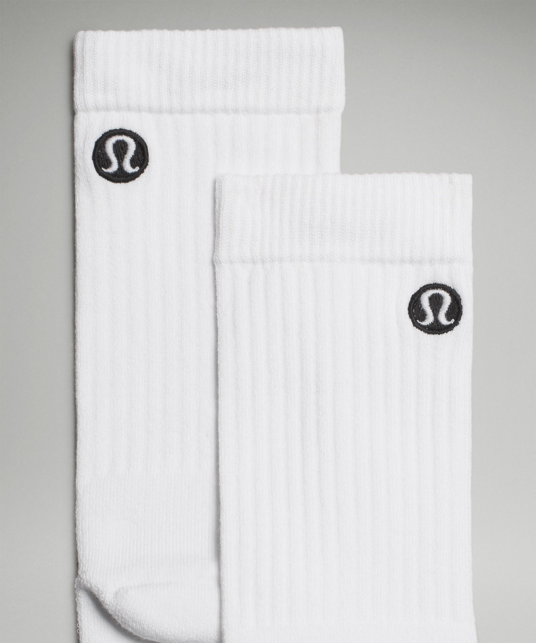 Women's Daily Stride Ribbed Comfort Crew Socks *3 Pack sold by Lululemon product image thumbnail 2