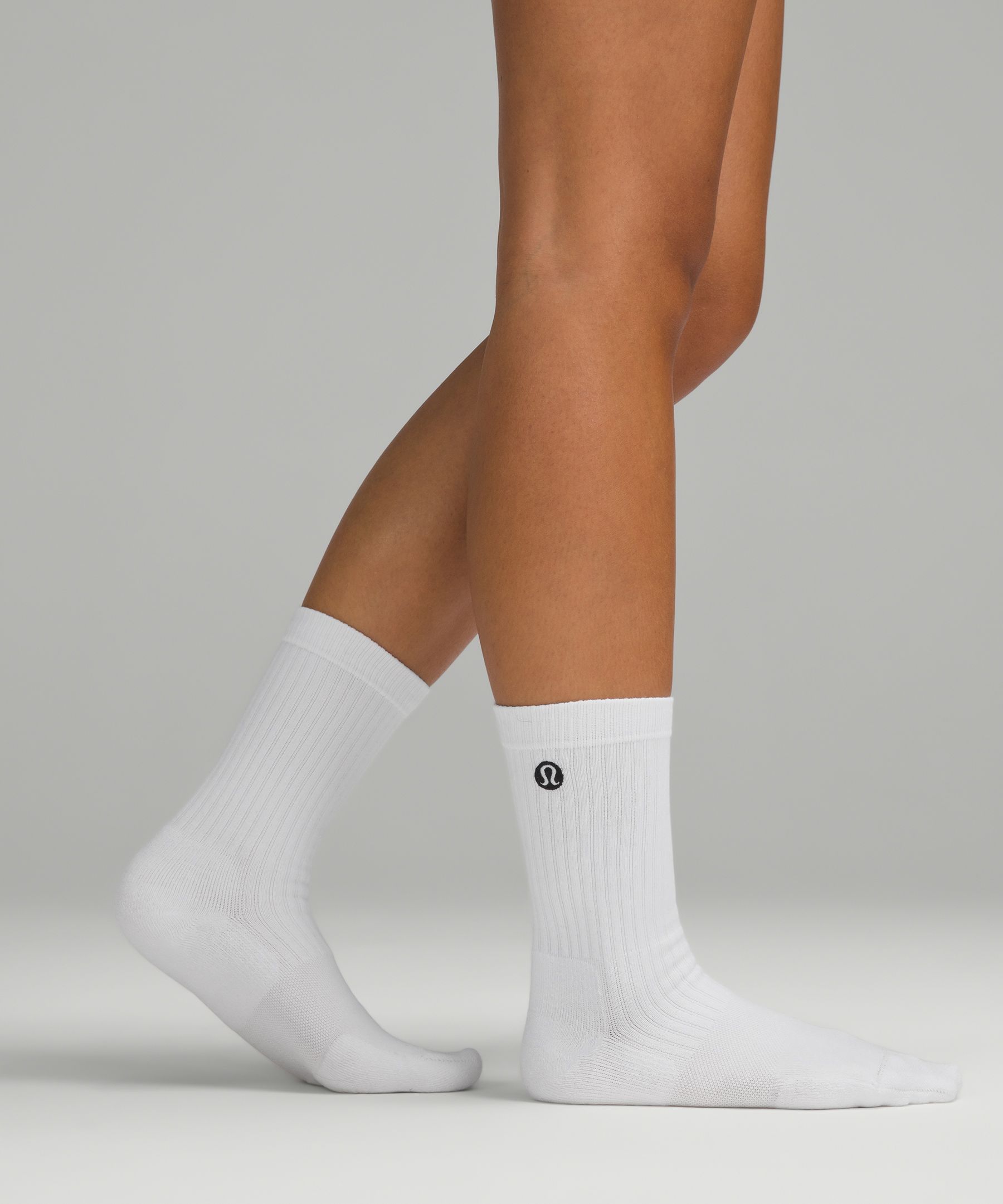 Women's Daily Stride Ribbed Comfort Crew Socks *3 Pack sold by Lululemon product image thumbnail 3