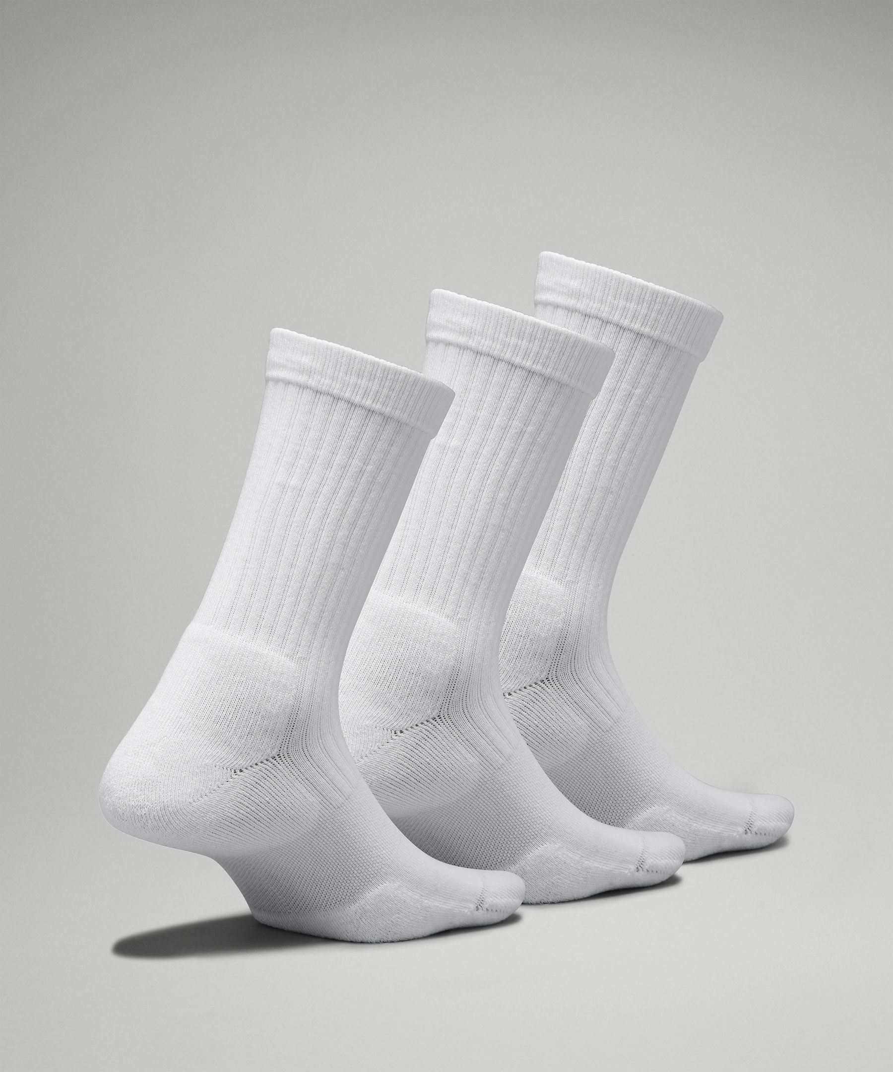 Women's Daily Stride Ribbed Comfort Crew Socks *3 Pack sold by Lululemon product image thumbnail 4