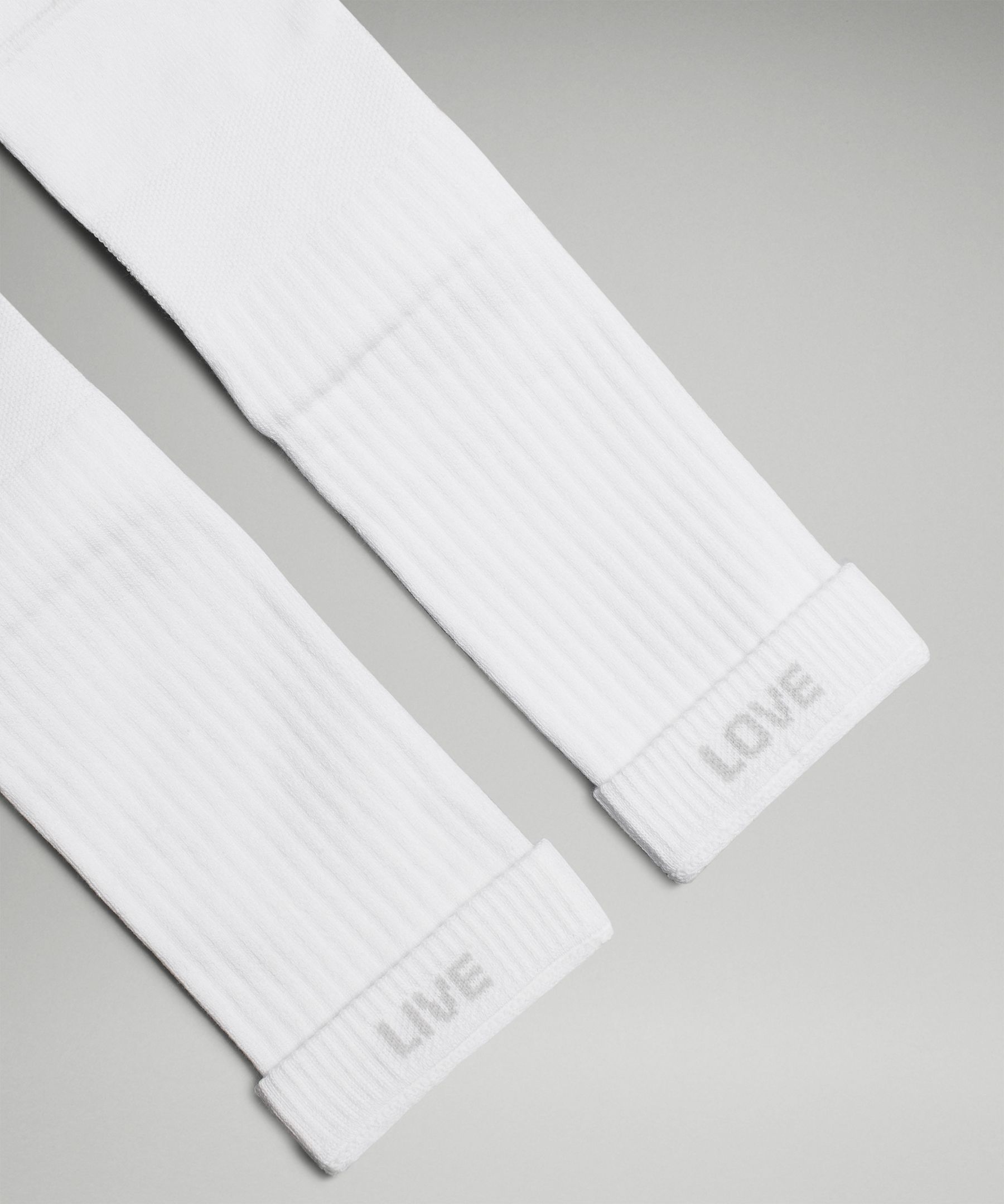 Women's Daily Stride Ribbed Comfort Crew Socks *3 Pack sold by Lululemon product image thumbnail 5