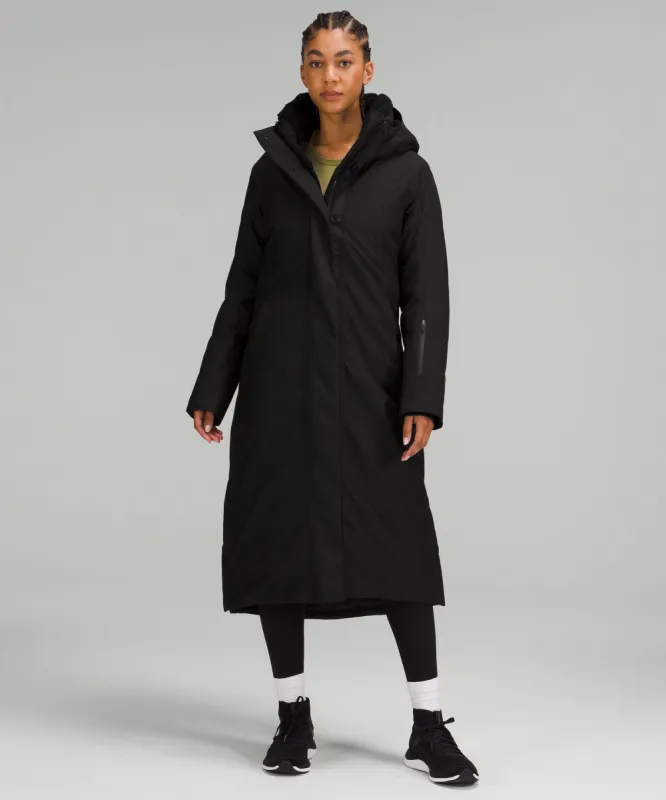 Snow Warrior Long Parka made by Lululemon
