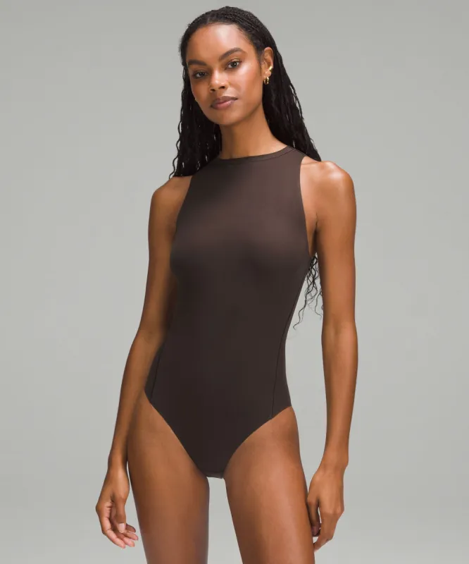 Wundermost Ultra-Soft Nulu High-Neck Sleeveless Bodysuit sold by Lululemon