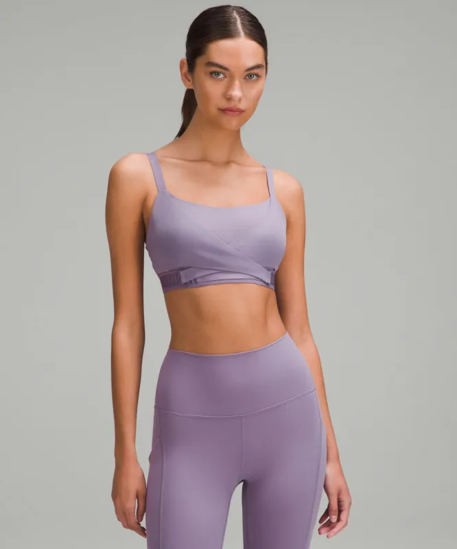 Super-Soft Adjustable Front-Wrap Bra *Light Support, B-D Cups made by Lululemon