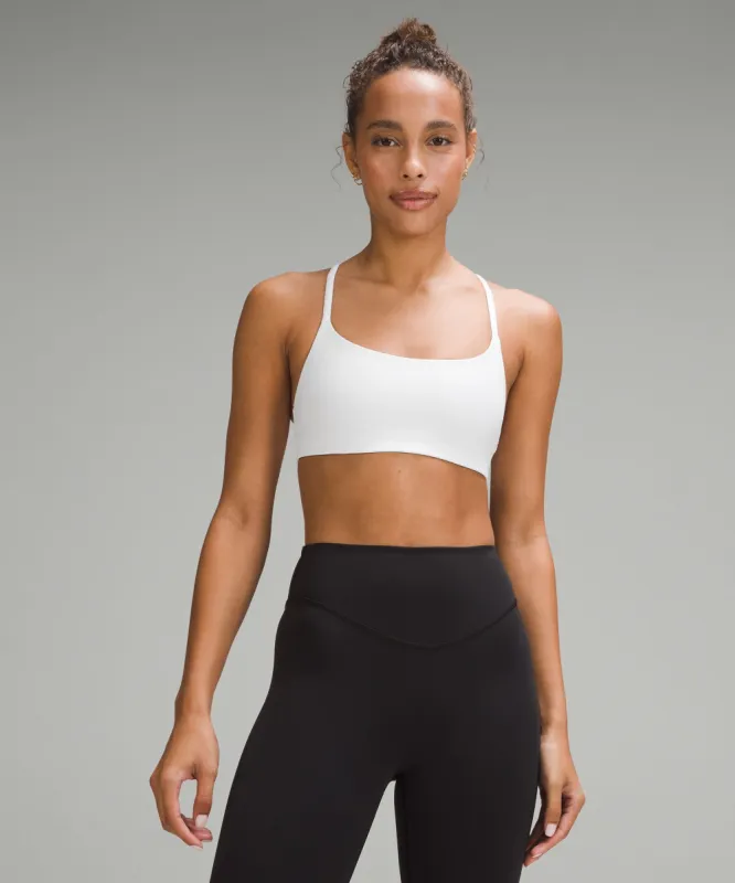 Wunder Train Strappy Racer Bra Light Support, A/B Cup *Twill sold by Lululemon
