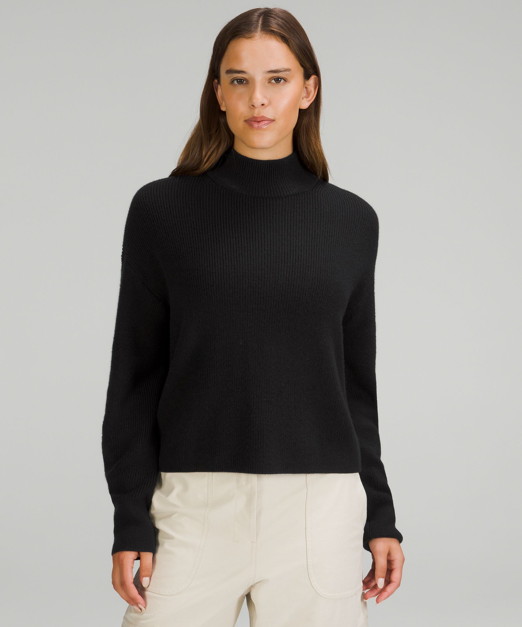 Merino Wool-Blend Ribbed Turtleneck Sweater sold by Lululemon product image thumbnail 2