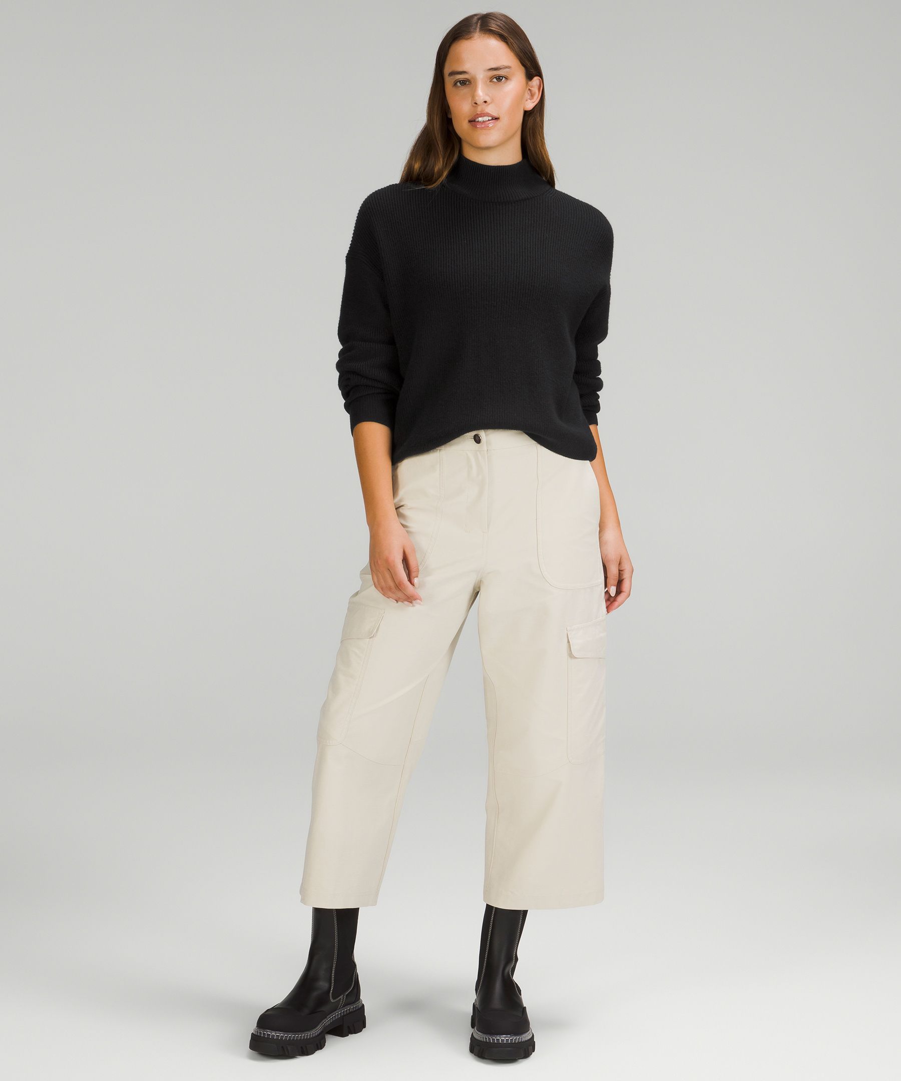 Merino Wool-Blend Ribbed Turtleneck Sweater sold by Lululemon product image thumbnail 3