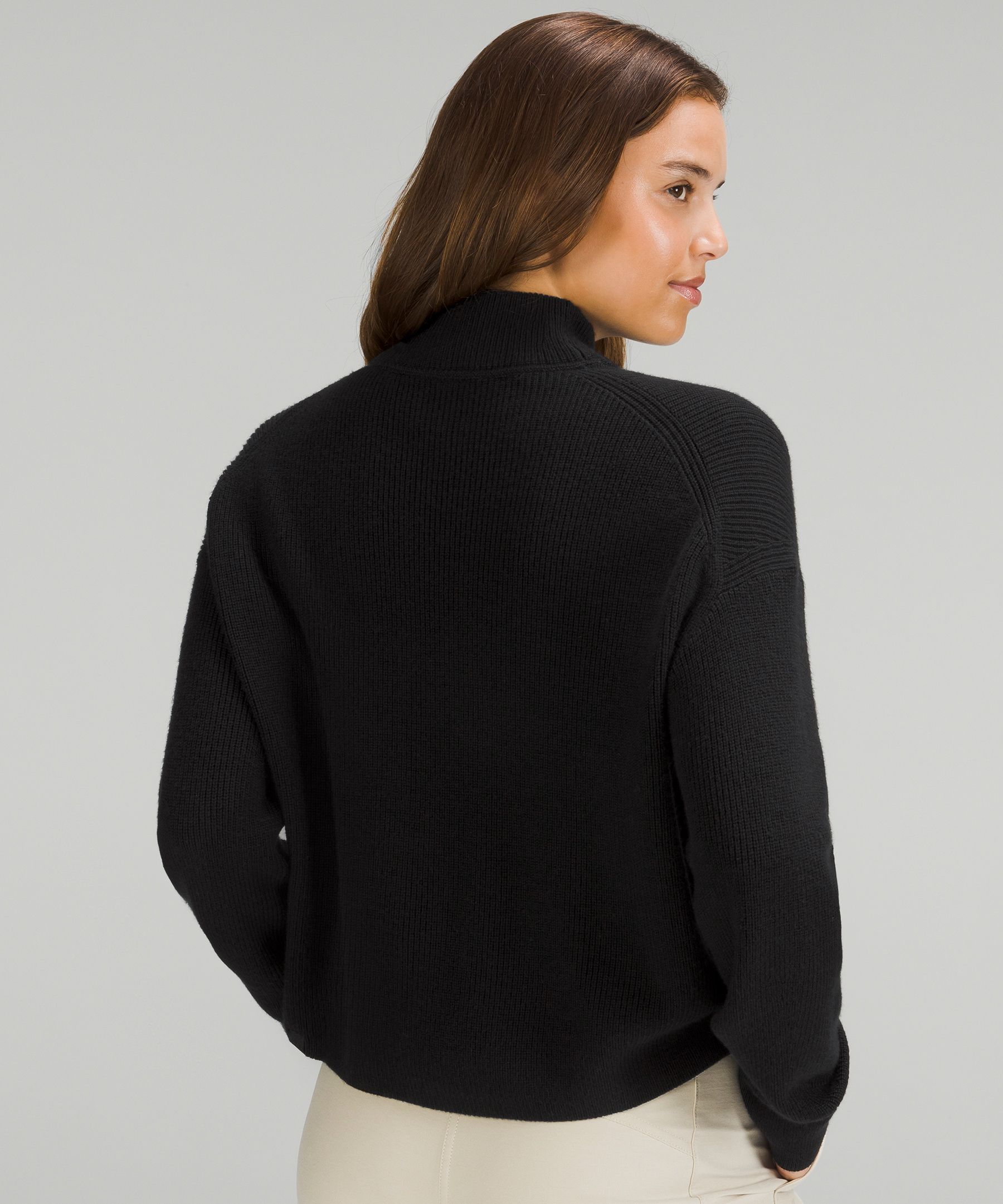 Merino Wool-Blend Ribbed Turtleneck Sweater sold by Lululemon product image thumbnail 4