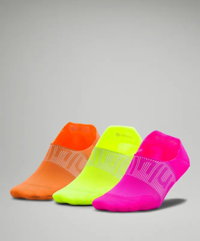 Women's Power Stride No-Show Socks with Active Grip Multi-Colour *3 Pack sold by Lululemon