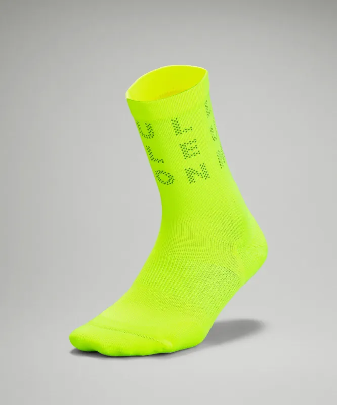 Women's Power Stride Crew Socks *Reflective sold by Lululemon