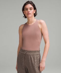 High-Neck Tight-Fit Shelf Bodysuit sold by Lululemon