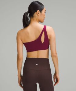 Ribbed Nulu Asymmetrical Yoga Bra *Light Support, A/B Cup sold by Lululemon