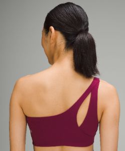 Ribbed Nulu Asymmetrical Yoga Bra *Light Support, A/B Cup sold by Lululemon