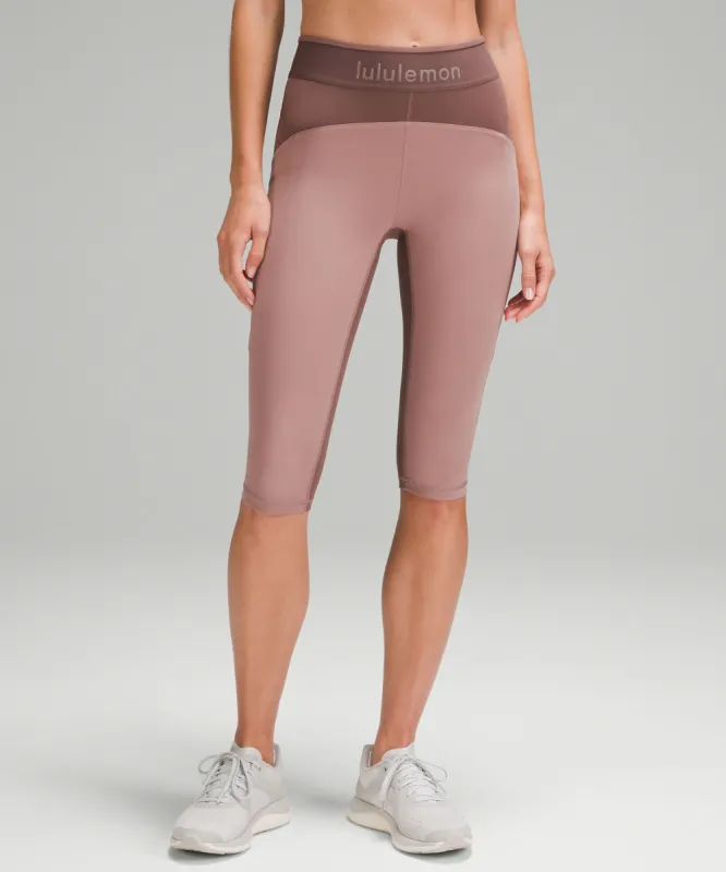 Logo Waistband Everlux Training Crop 15" sold by Lululemon