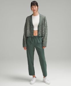 Tapered-Leg Mid-Rise Pant 7/8 Length *Luxtreme sold by Lululemon