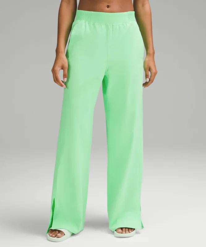 Stretch Woven High-Rise Wide-Leg Pant sold by Lululemon