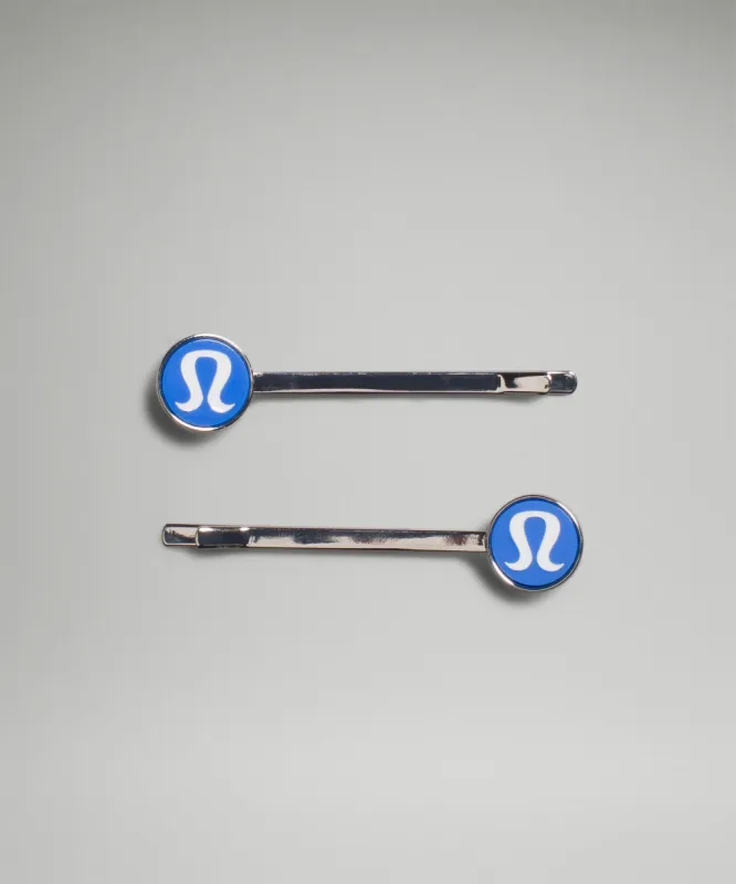 Logo Bobby Pins *2 Pack sold by Lululemon