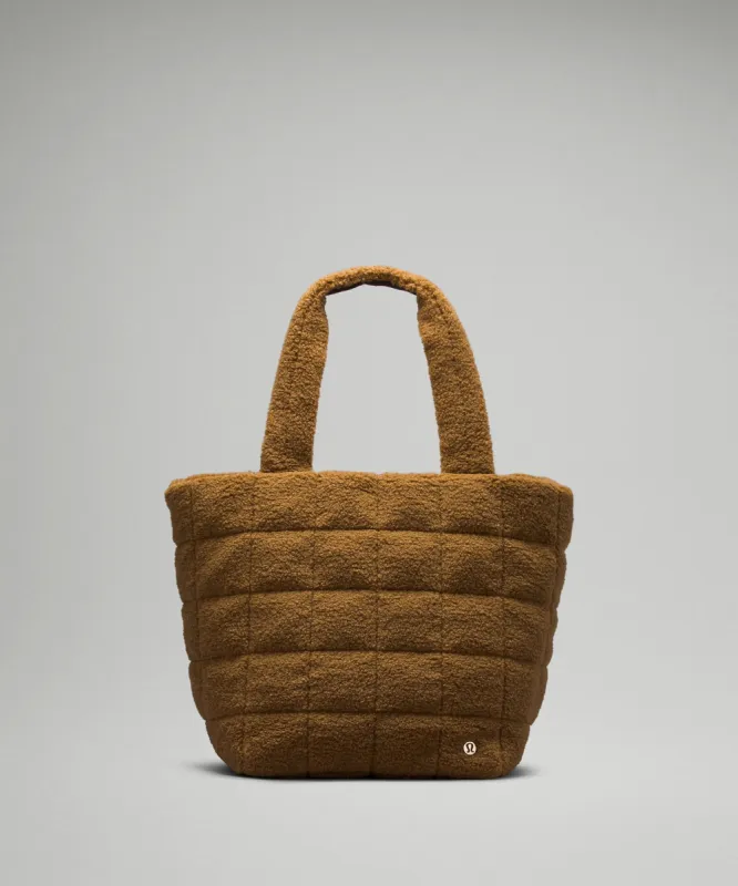 Quilted Grid Tote Bag 26L *Fleece sold by Lululemon