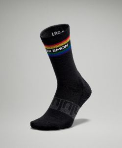 Men's Daily Stride Crew Socks Stripe lululemon *Wordmark sold by Lululemon