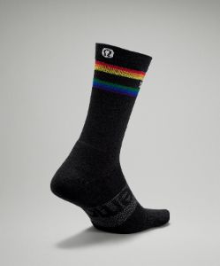Men's Daily Stride Crew Socks Stripe lululemon *Wordmark sold by Lululemon