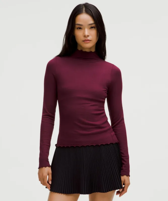 Hold Tight Lettuce-Edge Turtleneck sold by Lululemon