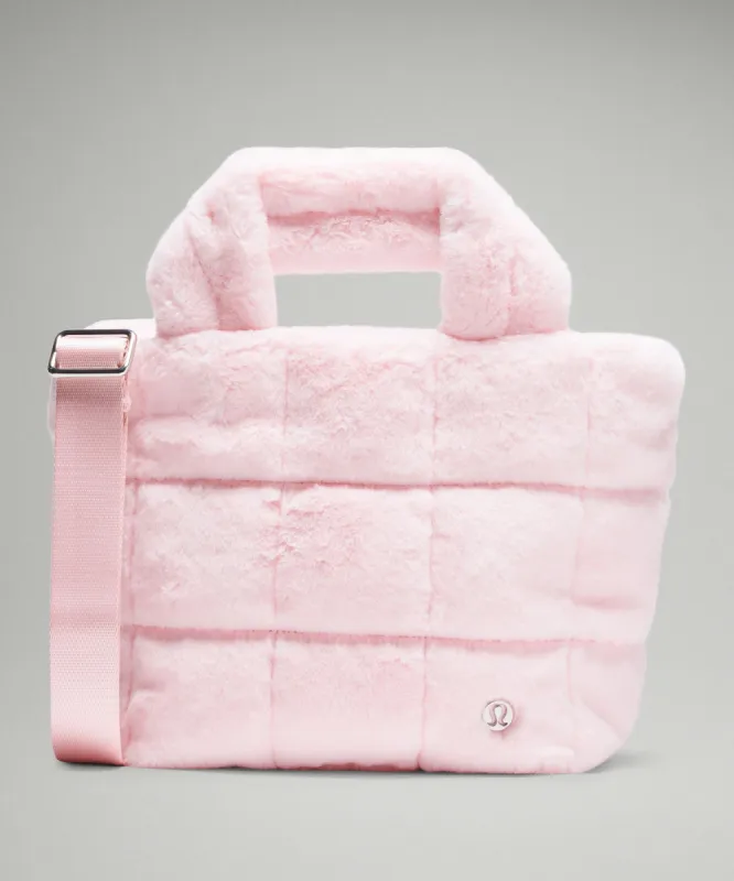 Quilted Grid Tote Bag Mini 5L *Plush Fleece sold by Lululemon